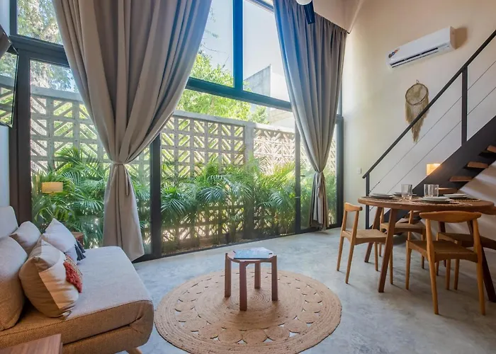 Bright & Centric Apartment With Rooftop Pool In Tulum Downtown